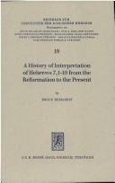 HistoryInterpretationHeb7 HistoryInterpretationHeb7