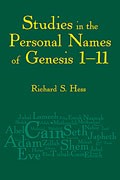 Book: Studies in Personal Names Genesis Book: Studies in Personal Names Genesis