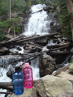 wwb-hills-waterfall in rocky mountain national park
